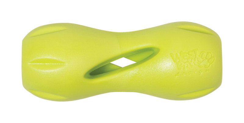 West Paw 8000383 Zogoflex Green Qwizl Synthetic Rubber Dog Treat Toy &