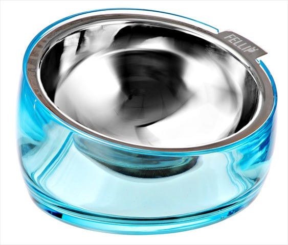 Felli Pet NPA3SB4-1-50Z Oblik 5.5 In. Superb Pet Bowl Sapphire
